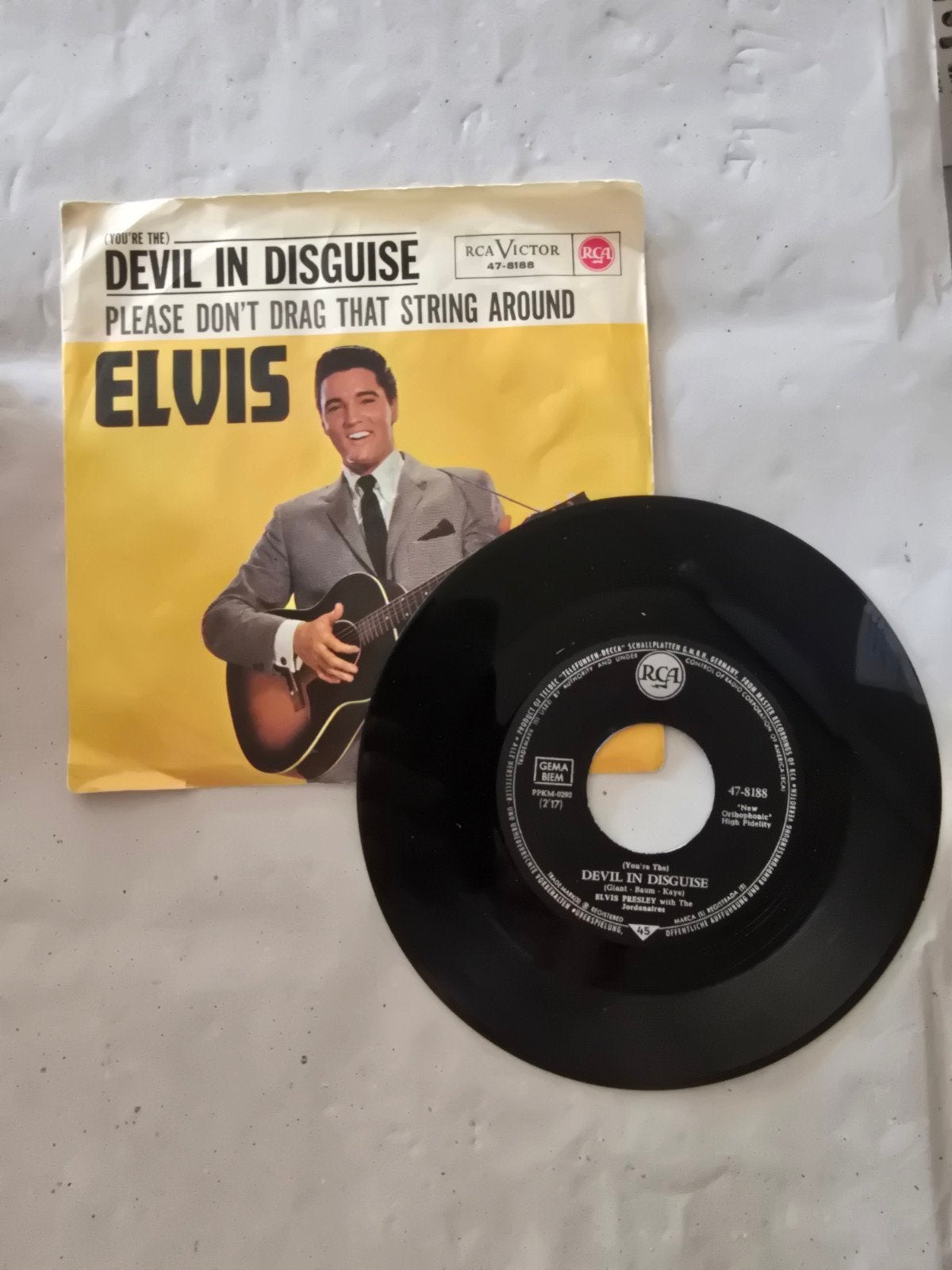 Elvis Presley - (You're The) Devil In Disguise - Single, Ophalen of Verzenden