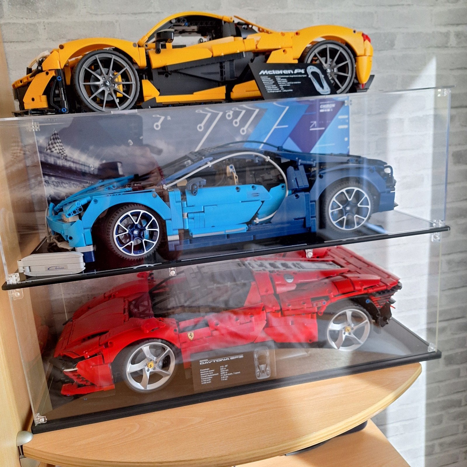 Namaak LEGO modellen en displaykisten te koop, Ophalen, Zo goed als nieuw, Overige merken
