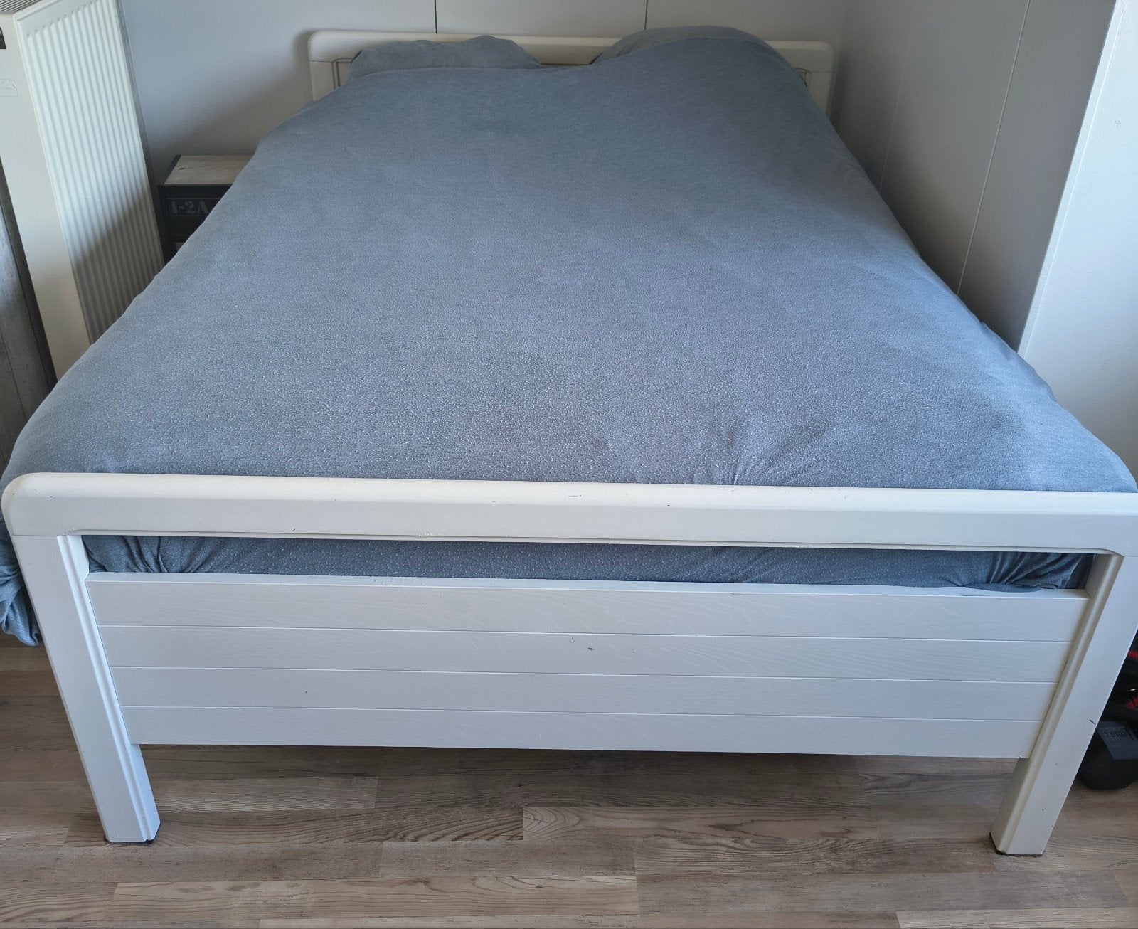 Tweepersoonsbed 140 breed, Ophalen, Gebruikt, Tweepersoons, 140 cm