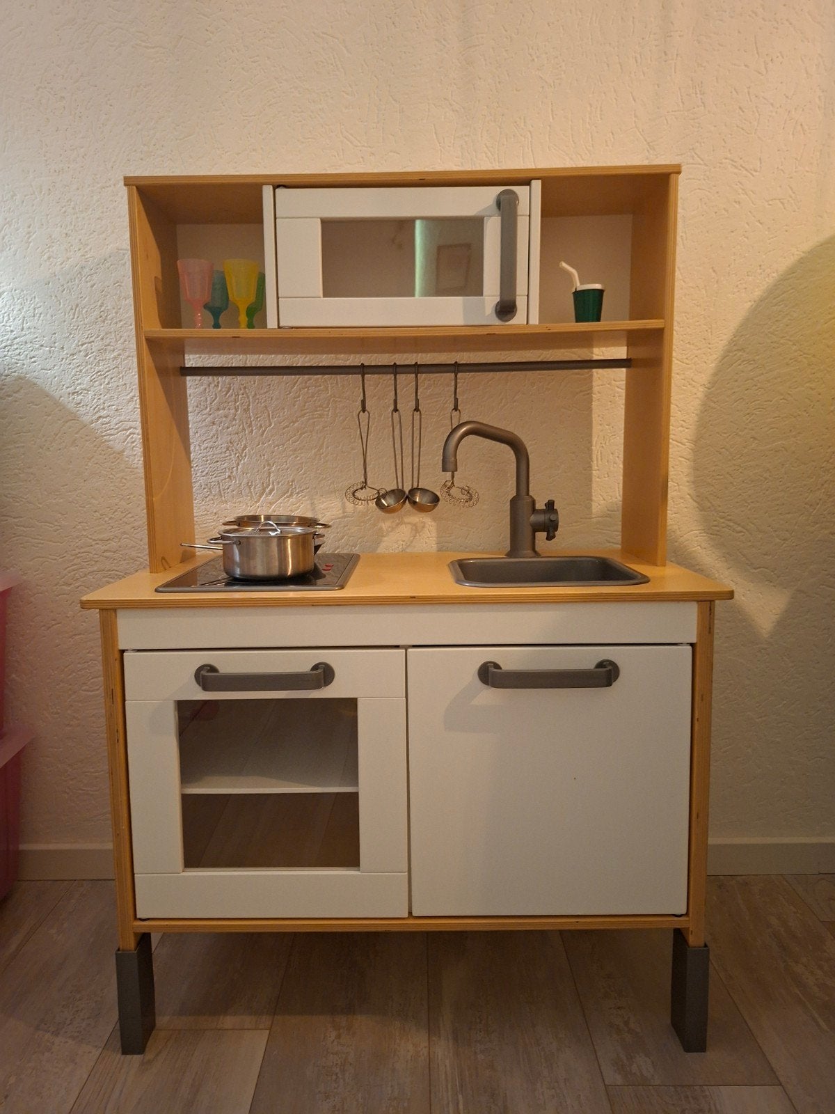 Houten kinderkeuken met accessoires, Ophalen, Zo goed als nieuw, Hout, Speelkeuken