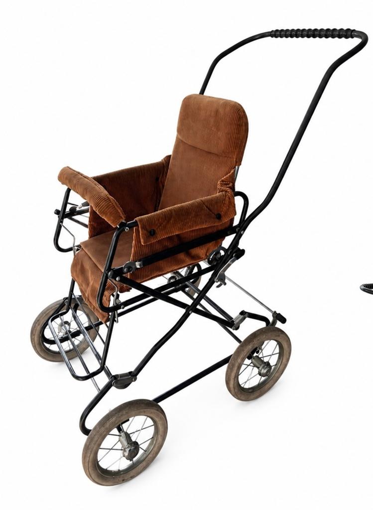 Vintage jaren 70 rib corduroy wandelwagen buggy, Ophalen, Gebruikt