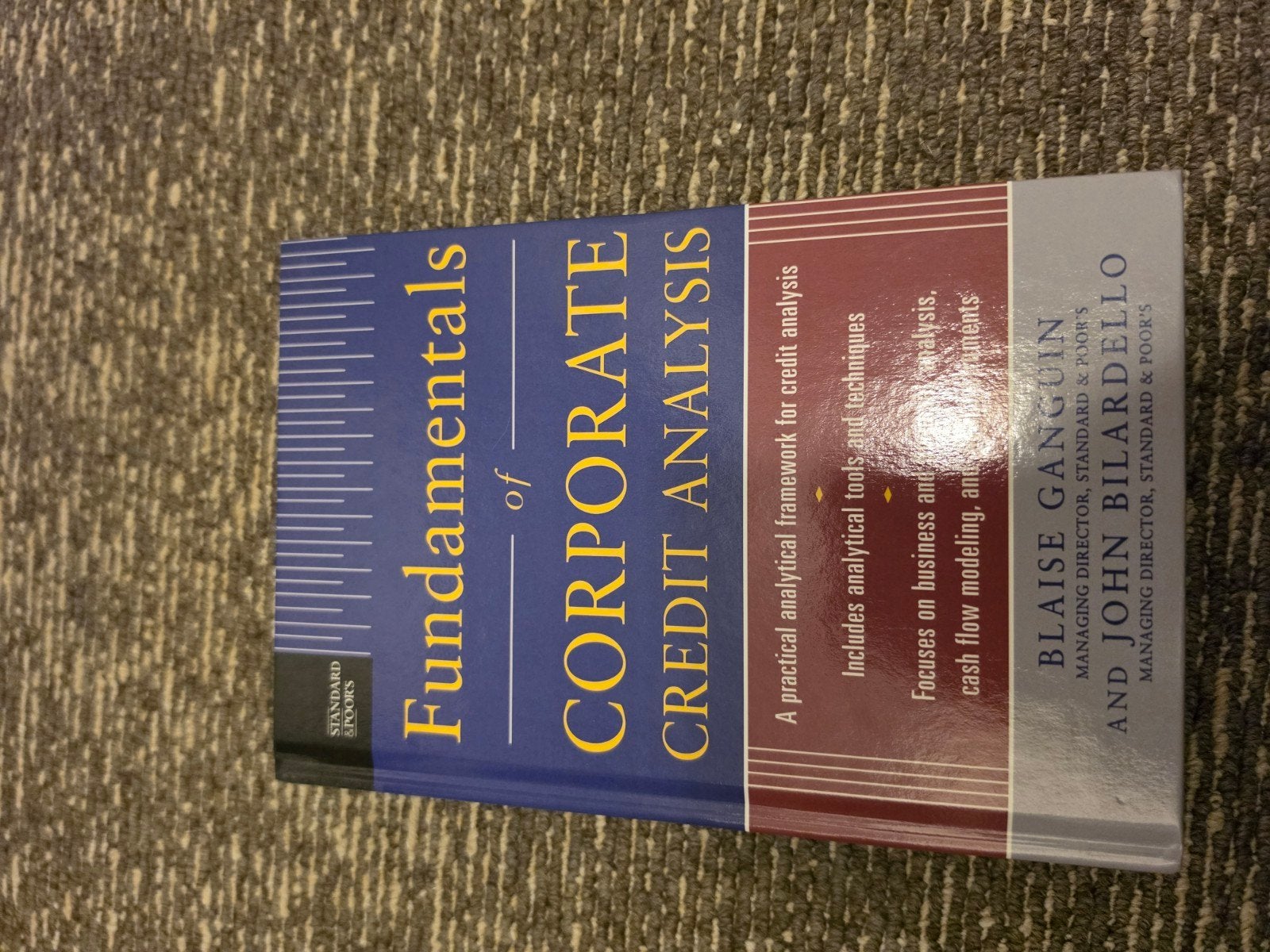 Fundamentals of Corporate Credit Analysis - Boek, Boeken, Ophalen of Verzenden, Blaise Ganguin en John Bilardello, Gamma, WO