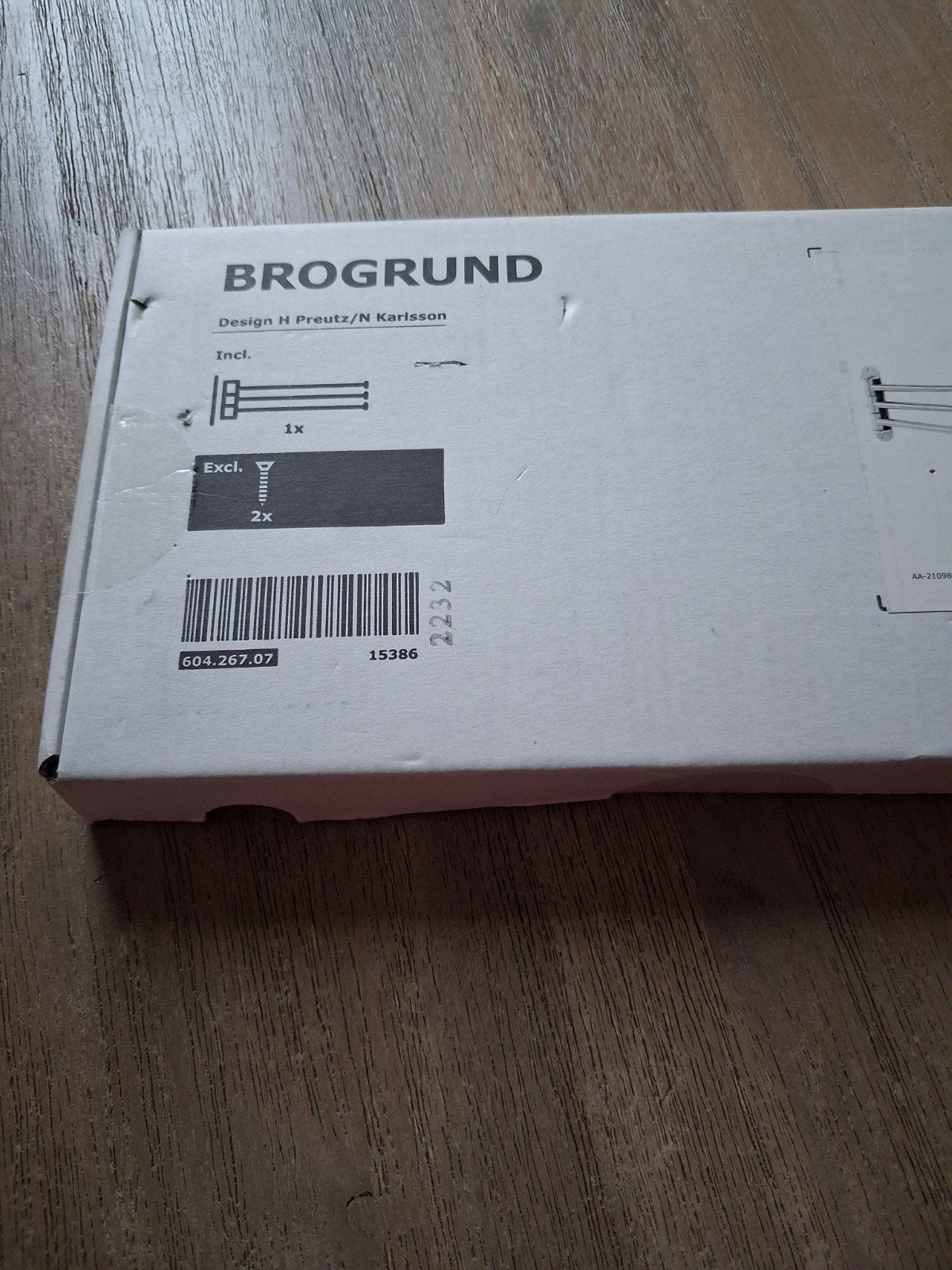 IKEA BROGRUND Handdoekenrek - Nieuw in verpakking, IKEA, Handdoekenrek, Nieuw, Ophalen of Verzenden