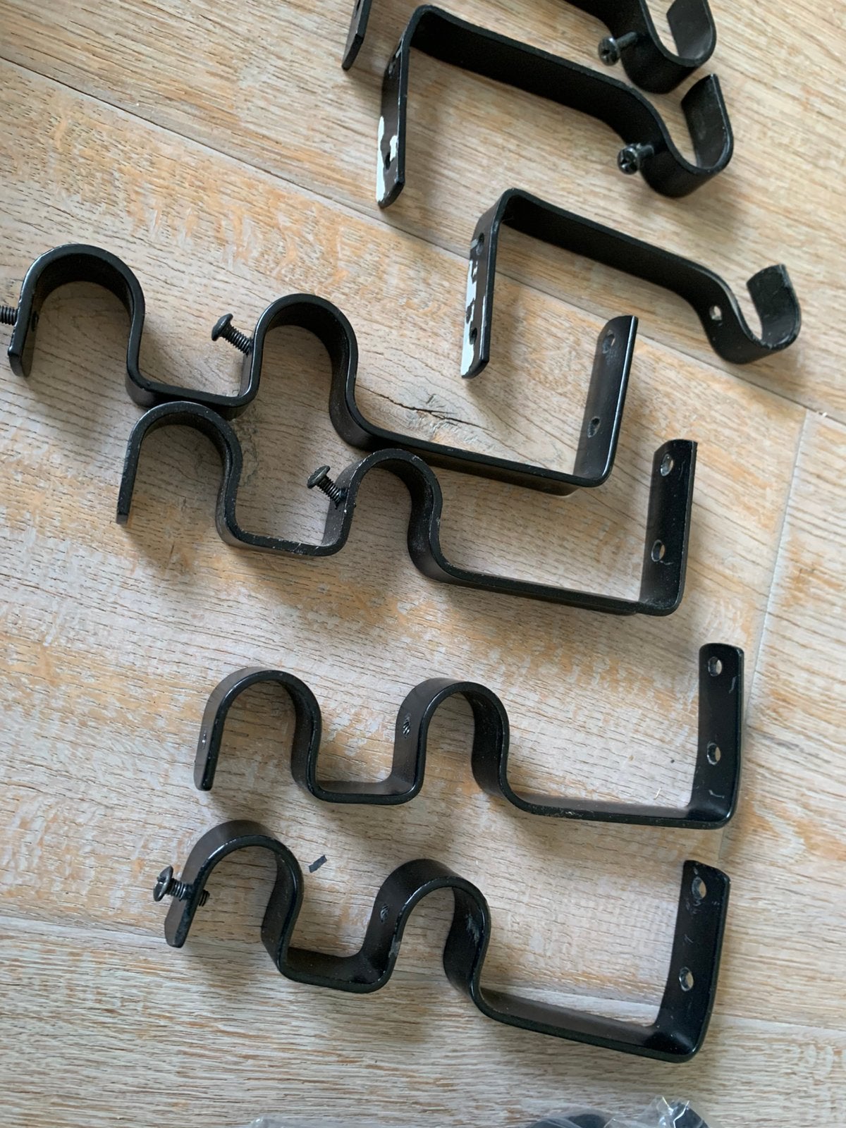 14 Ophanghaken ikea gordijnroeden, Huis en Inrichting, Gebruikt, Verzenden, Metaal, IKEA