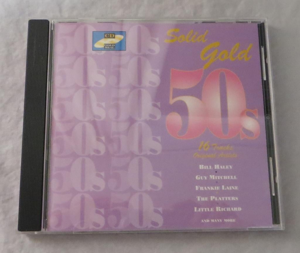 CD - Solid Gold 50s (16 tracks, Lloyd Price, Pat Boone e.a.), Ophalen of Verzenden, Zo goed als nieuw