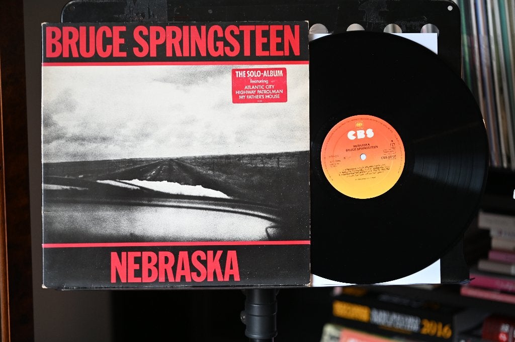 LP 1982 Bruce Springsteen - Nebraska, Cd's en Dvd's, LP, Ophalen of Verzenden, Zo goed als nieuw, Beschermende buitenhoes