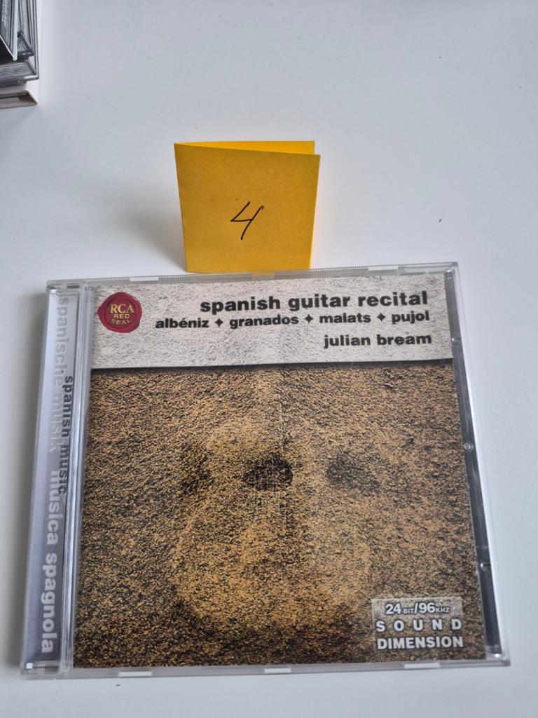 Julian Bream - Spanish Guitar Recital CD, Ophalen of Verzenden, Gebruikt