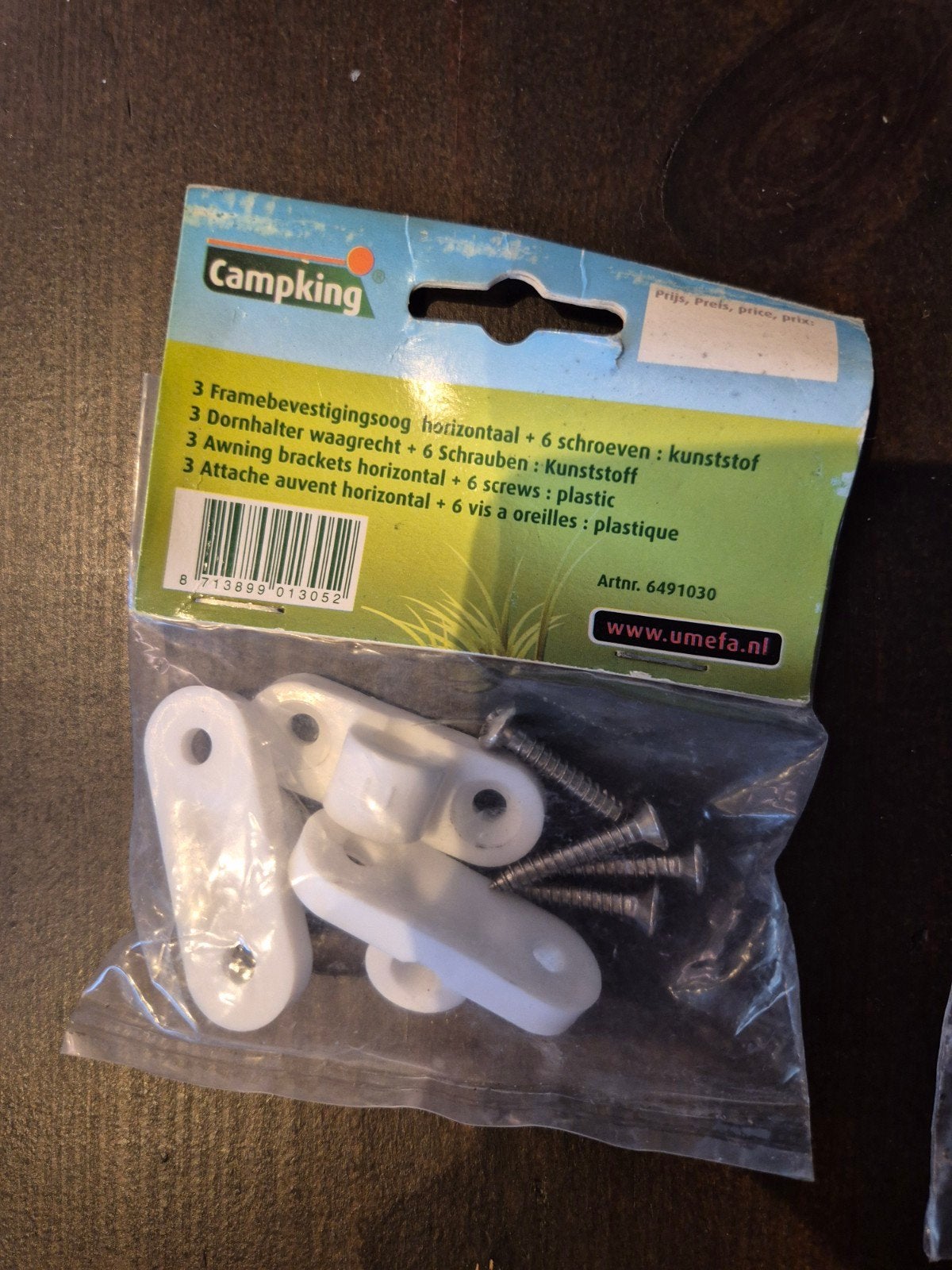 Campking voortent bevestiging - Horizontale beugels, Caravans en Kamperen, Caravan accessoires, Ophalen of Verzenden