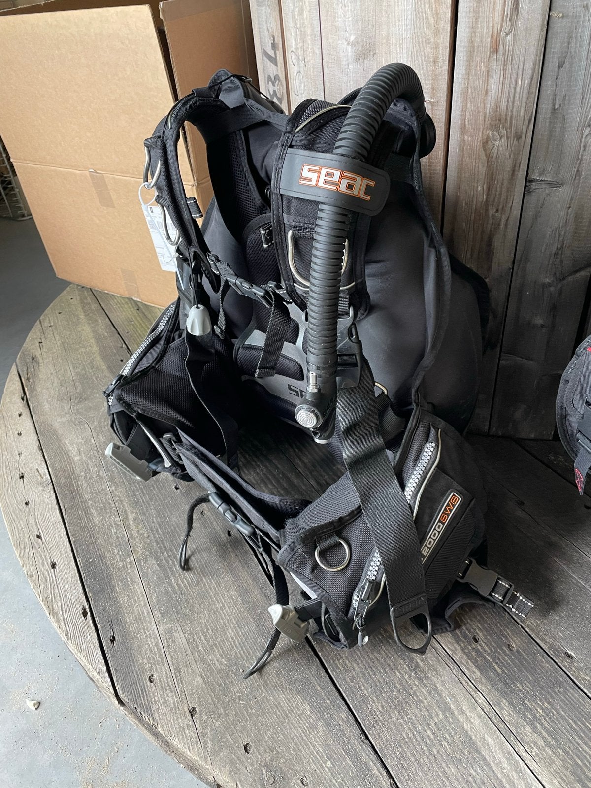 Seac Sub Pro2000SWS BCD Trimvest, Watersport en Boten, Ophalen of Verzenden, Gebruikt, Trimvest of Wing