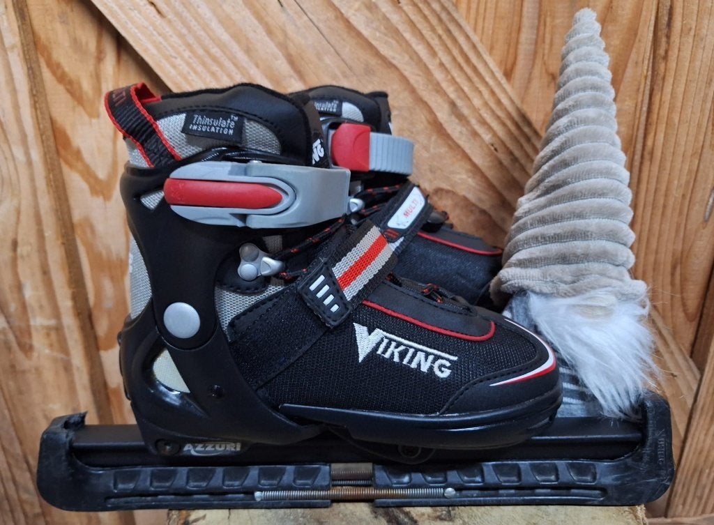 VIKING verstelbare schaatsen combinoren mt 28-31 GESLEPEN, Viking, Ophalen of Verzenden, Zo goed als nieuw, Noren