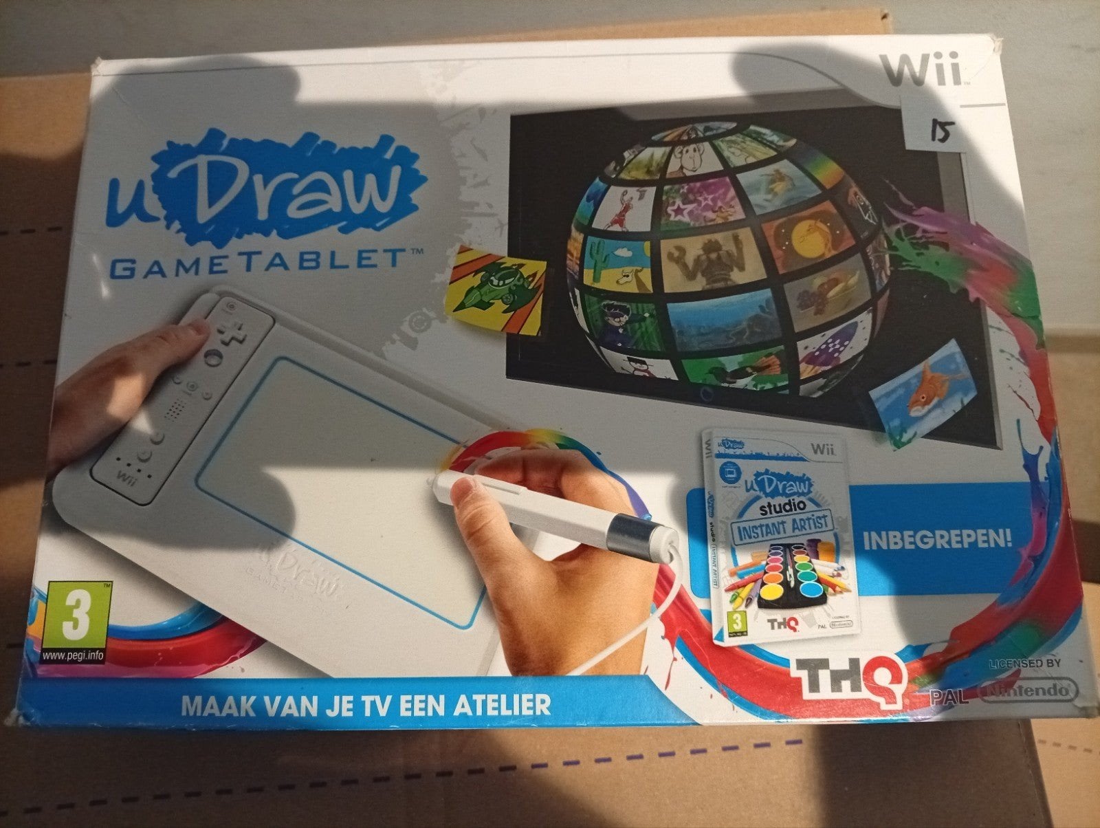 Nintendo Wii U Draw, Puzzel en Educatief, 1 speler, Ophalen of Verzenden, Zo goed als nieuw