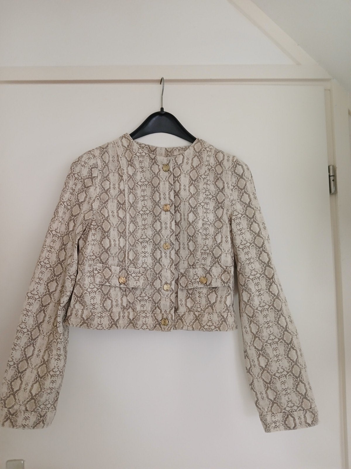 Zara jasje met slangenprint, Ophalen of Verzenden, Maat 36 (S), Gedragen, Zara