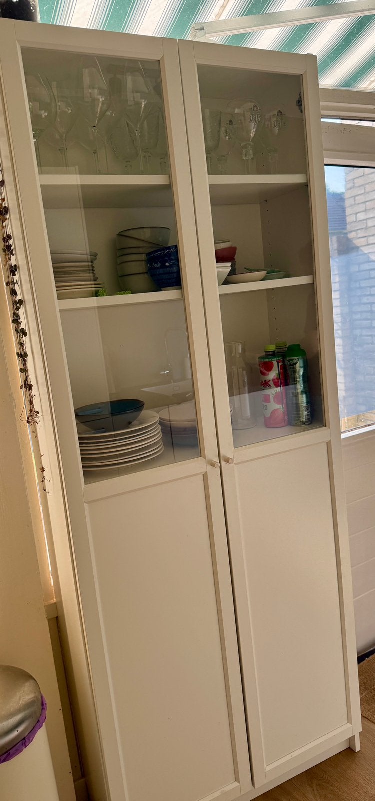 Kast Ikea Billy/Oxberg, Ophalen, 200 cm of meer, 50 tot 100 cm, Zo goed als nieuw