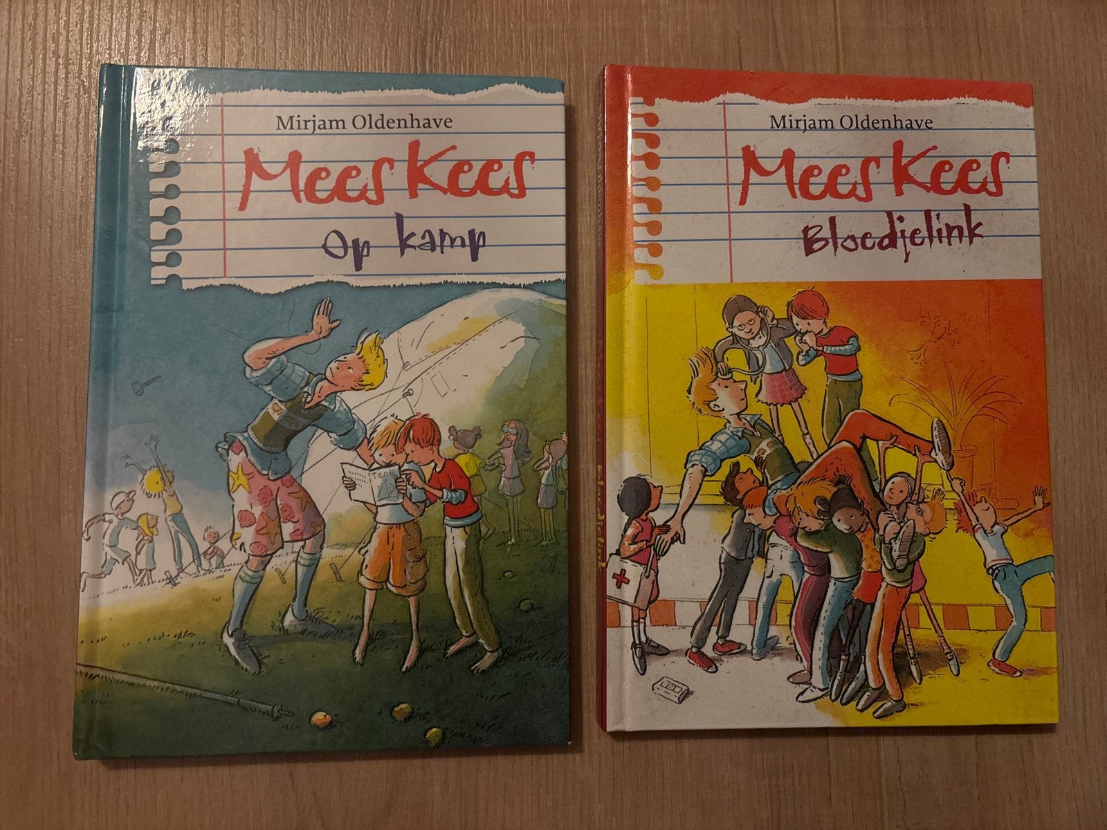 Mees Kees boeken: 'Op kamp' en 'Bloedlink' (2 stuks), Boeken, Ophalen of Verzenden, Zo goed als nieuw, Fictie algemeen