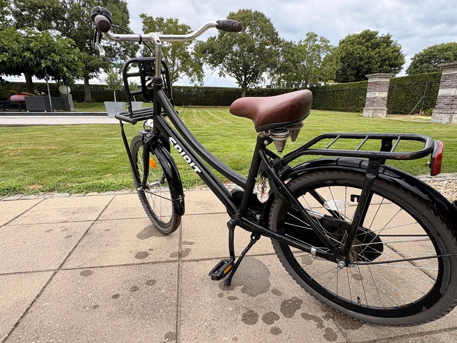 Spirit transportfiets - Zwart - 22 inch, Ophalen, Zo goed als nieuw, 20 inch of meer