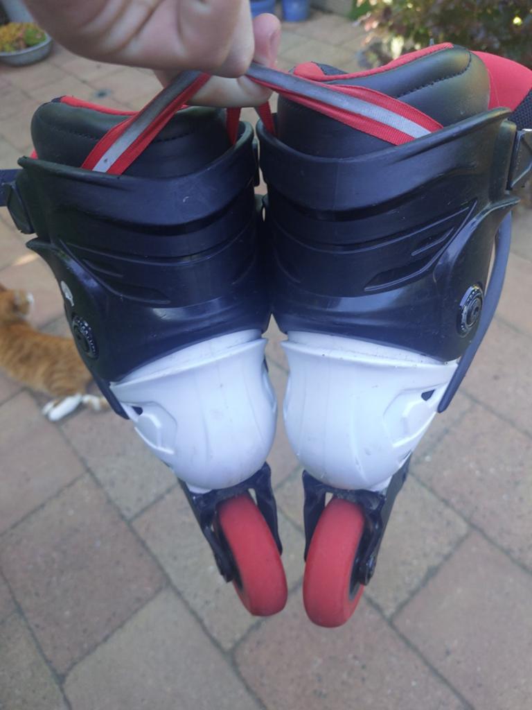 Inline skates -, Sport en Fitness, Skeelers, Overige merken, Gebruikt, Kinderen, Ophalen of Verzenden