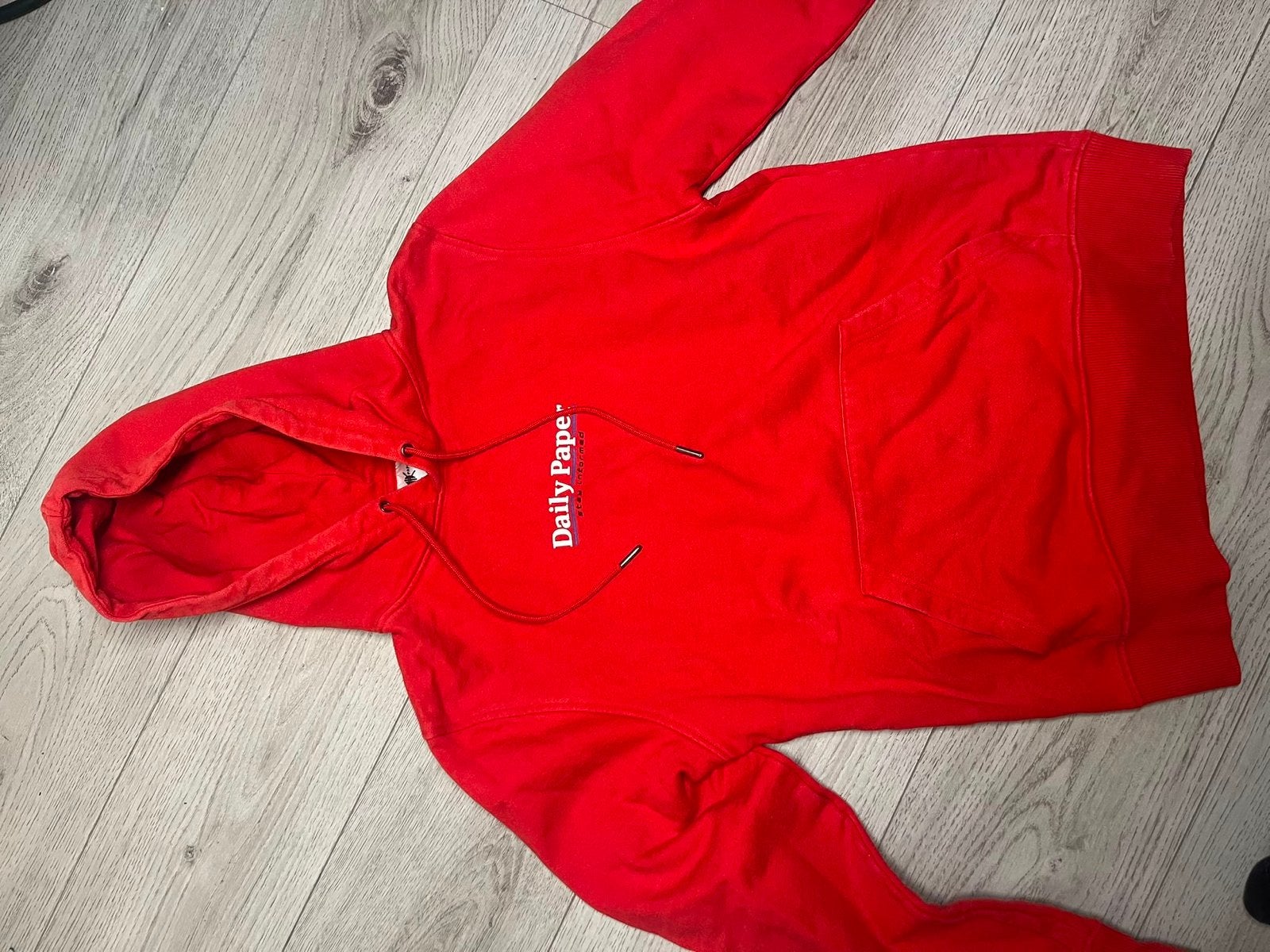 Daily Paper Hoodie Rood Maat S, Ophalen, Zo goed als nieuw, Maat 46 (S) of kleiner, Rood