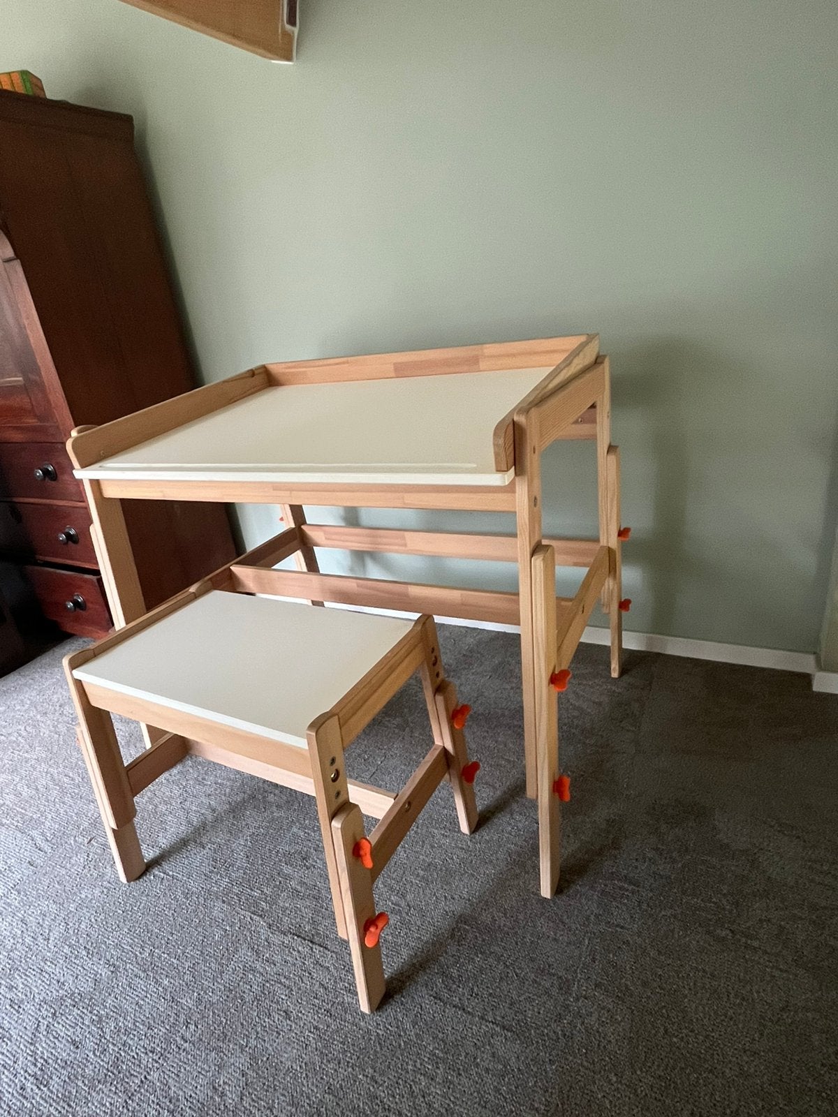 ikea flisat tekentafel en stoel, Ophalen, Gebruikt, Tafel(s) en Stoel(en)