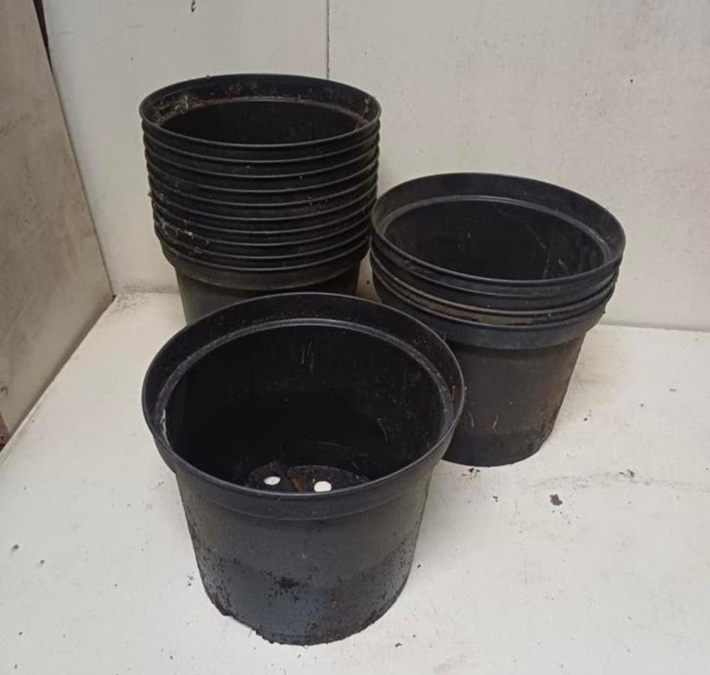 Kweekpotten plantenpotten bloempotten 5 liter, Kunststof, Gebruikt, Rond, Ophalen of Verzenden