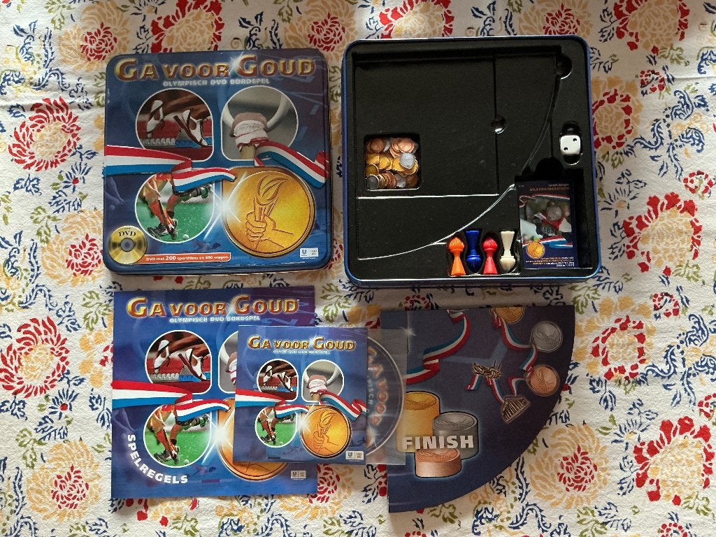 Gezelschaps bord spel Olympische spelen ga voor goud, Drie of vier spelers, Ophalen of Verzenden, Zo goed als nieuw, Idonity Games