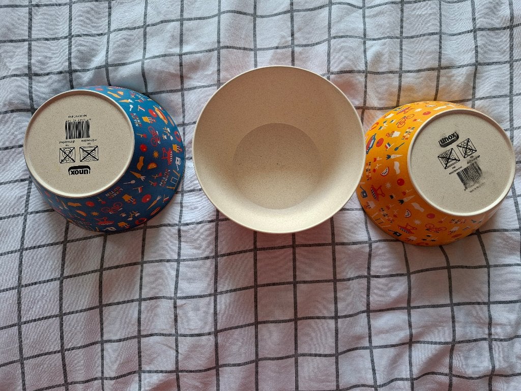 Unox schaaltje kunststof 3x, Overige materialen, Nieuw, Ophalen of Verzenden, Schaal of Schalen
