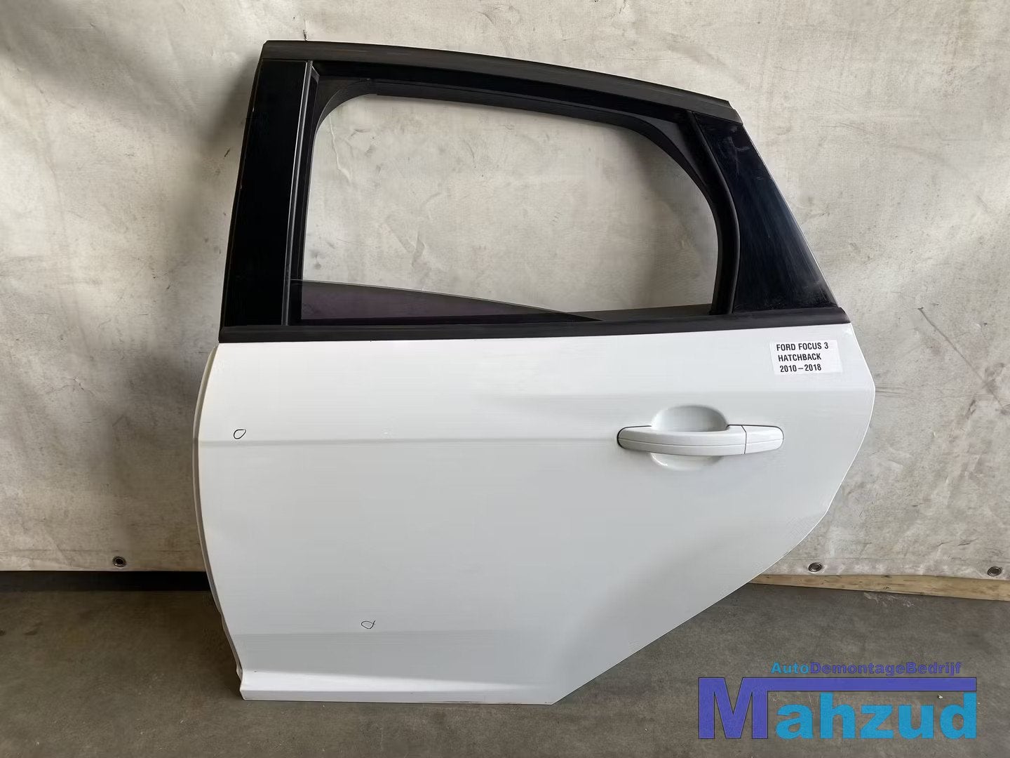 FORD FOCUS 3 Hatchback wit links achter deur portier 2010-20, Auto-onderdelen, Gebruikt, Deur, Info@ford.com, Ophalen of Verzenden