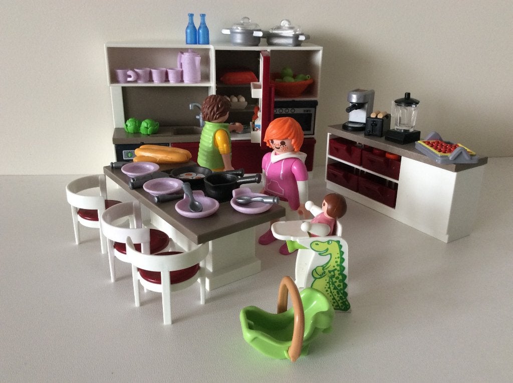 Playmobil 9269 keuken, Gebruikt, Complete set, Overige typen, Ophalen of Verzenden