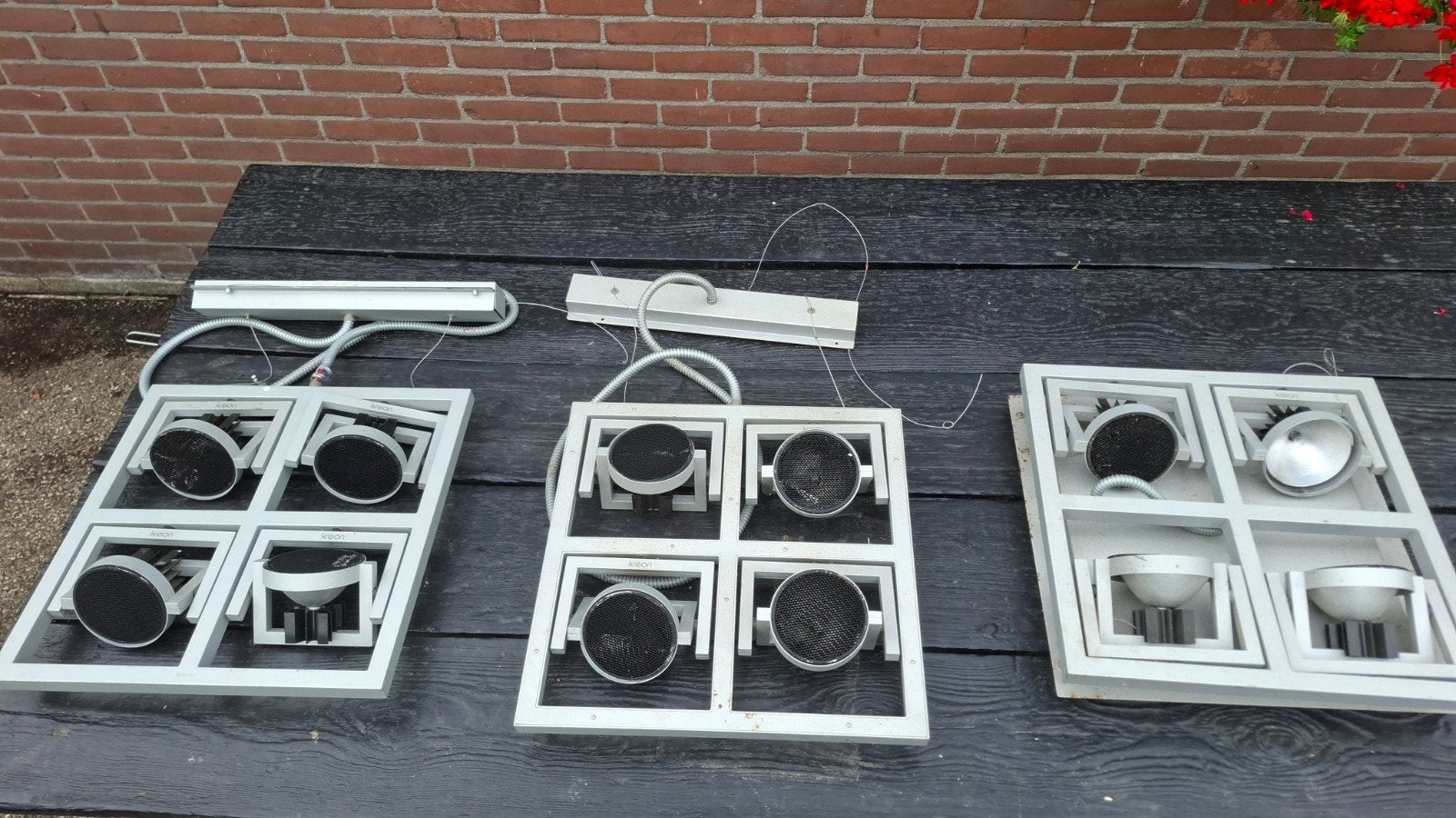 Kreon verlichting sets (3), Ophalen, Gebruikt, Metaal, Overige fittingen