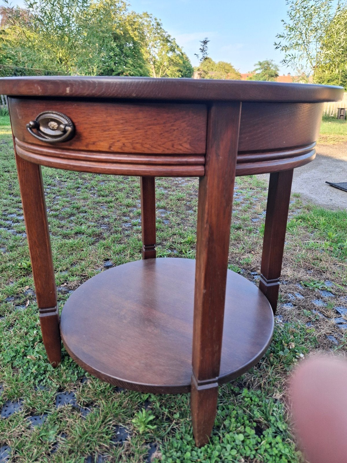 salontafel., Ophalen, Gebruikt, 50 tot 100 cm, Rond