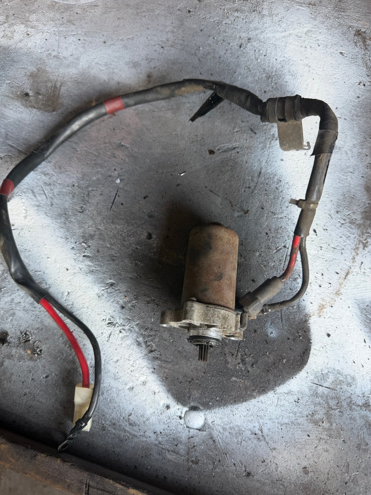 Startmotor met kabels Piaggio Zip / Vespa, Ophalen of Verzenden, Gebruikt, Overige typen, Piaggio