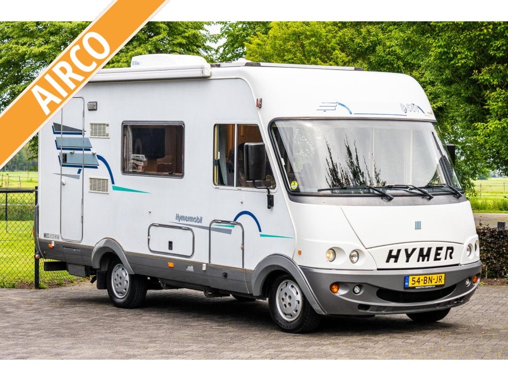 Hymer B584 2xAIRCO CRUISE 6M RUIMTELIJK, Caravans en Kamperen, Campers, Integraal, Ringverwarming, Fiat, Afzuigkap