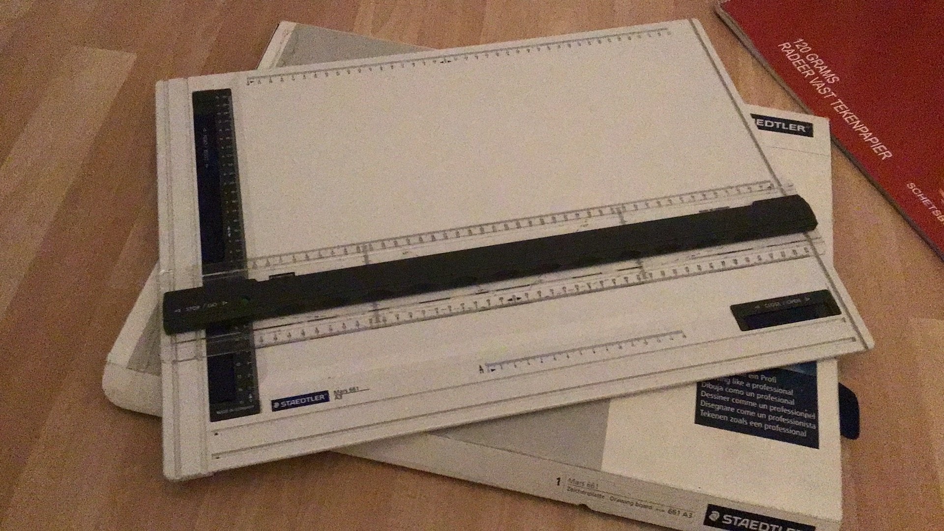Steadler Mars 661 A3 Tekenplank, Ophalen, Zo goed als nieuw