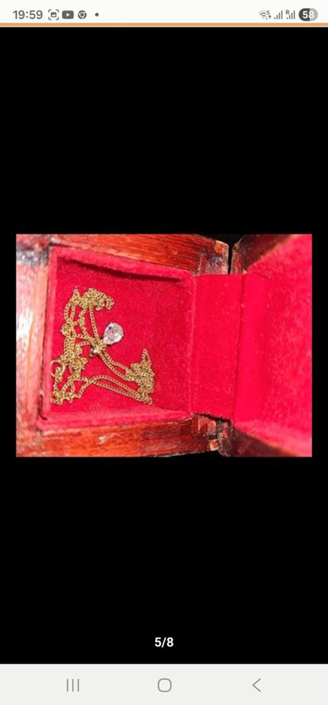 Gouden Keting 18k met Hanger 14k - Zo Goed als Nieuw, Met hanger, Ophalen of Verzenden, Zo goed als nieuw, Goud