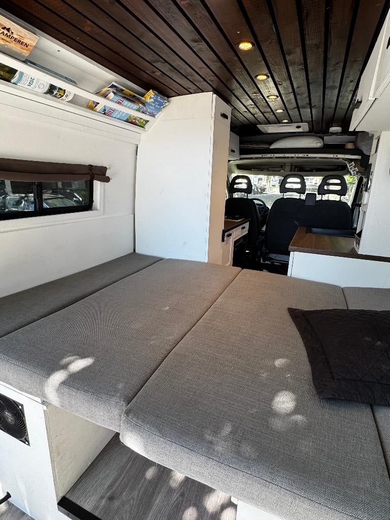 Zelfbouwcamper Off-Grid Citroën Jumper (MOTOR KAPOT), Caravans en Kamperen, Campers, Overige merken, Particulier, 6 tot 7 meter