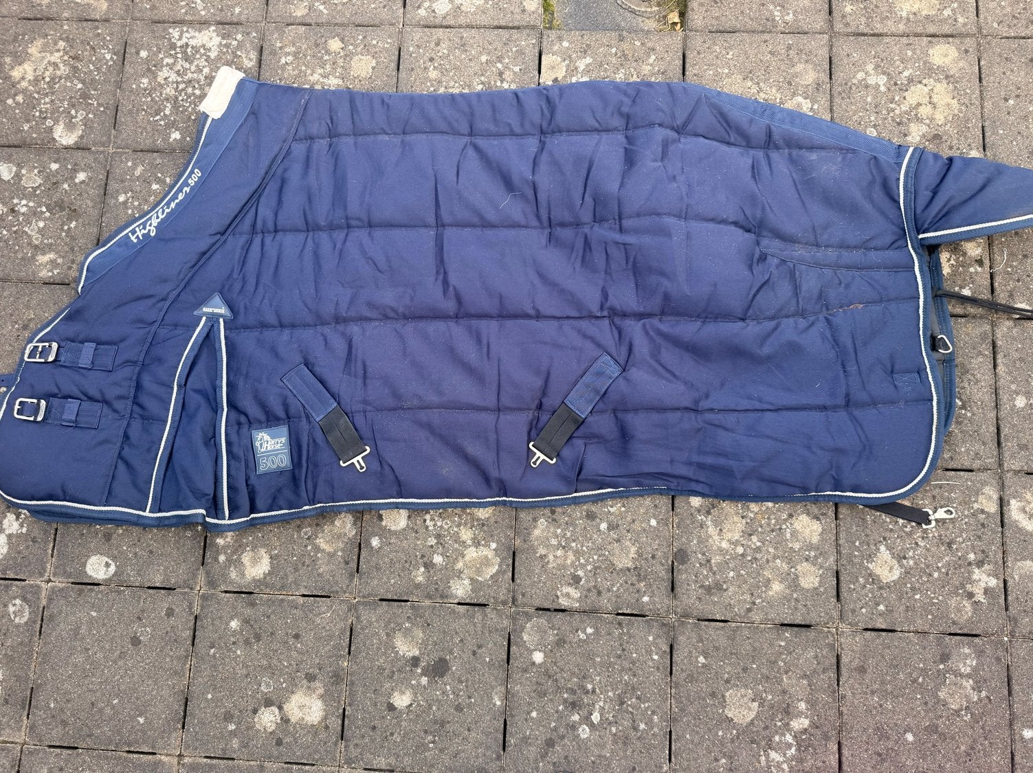 Harry’s Horse Highliner 500g onderdeken/staldeken maat 175, Dieren en Toebehoren, Ophalen of Verzenden, Gebruikt