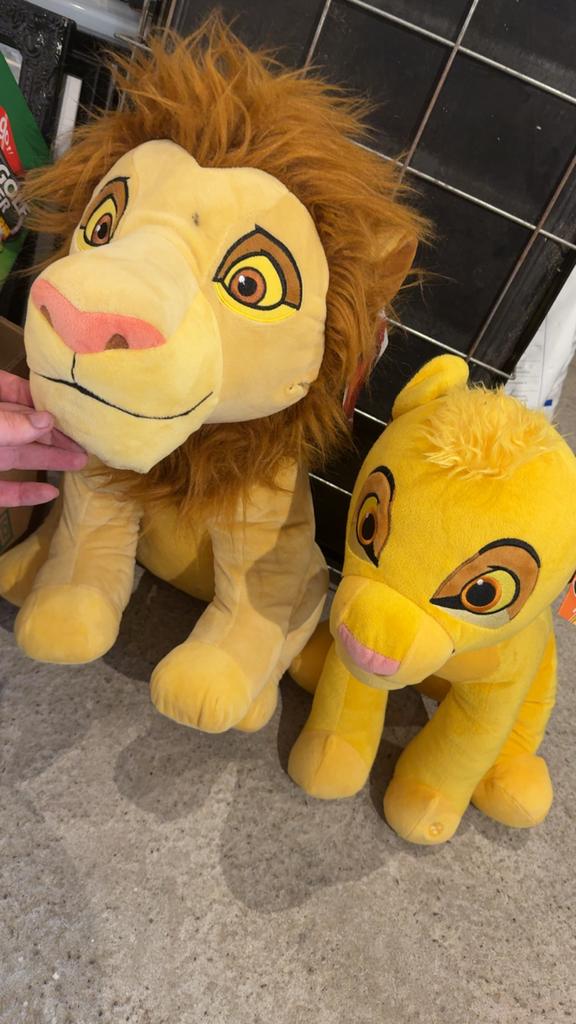 Disney Simba Knuffels - De Leeuwenkoning, Ophalen, Gebruikt, Disney, Geel