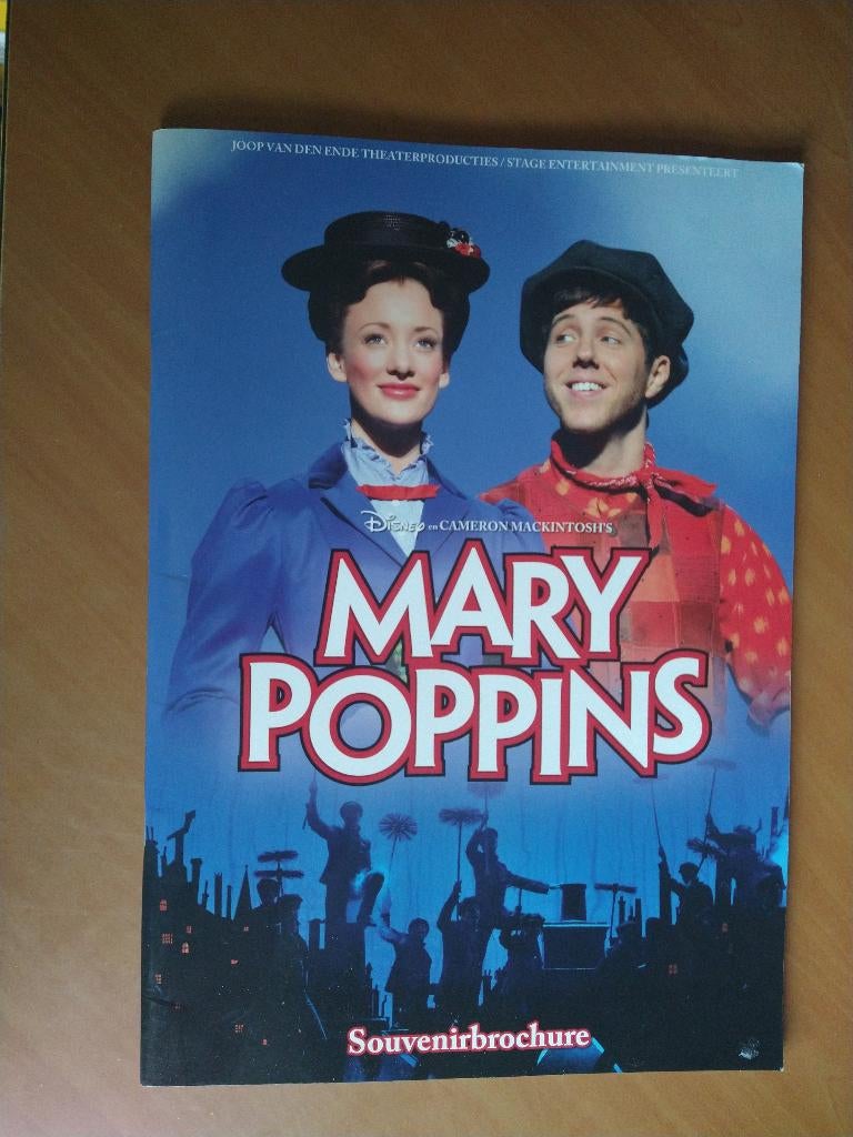 Mary Poppins - souvenirbrochure, Ophalen of Verzenden, Gelezen
