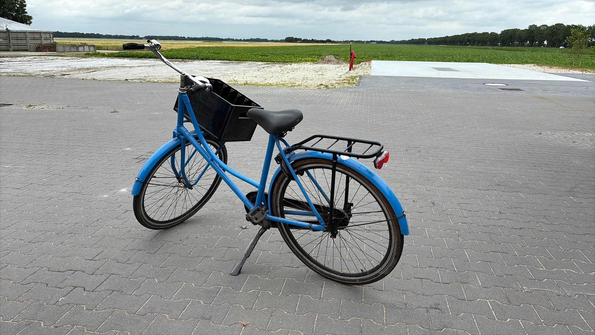 Mooi meiden fiets, Ophalen, Gebruikt