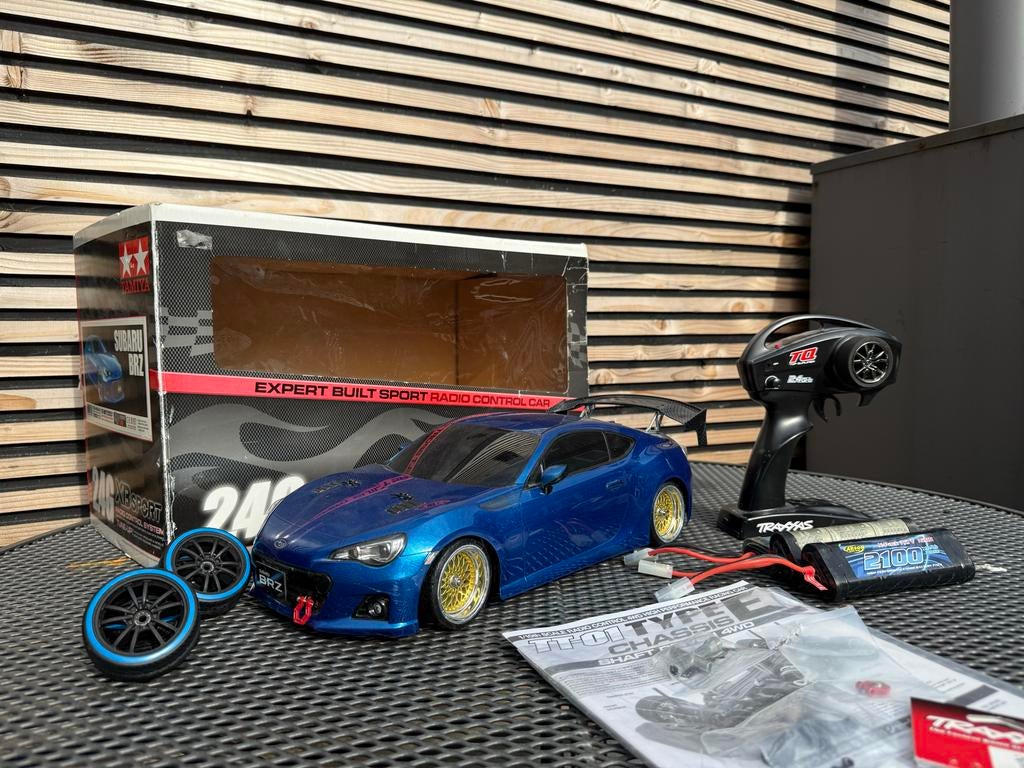 Tamiya Subaru BRZ Drift Auto Compleet, Elektro, Ophalen of Verzenden, Zo goed als nieuw, Schaal 1:10