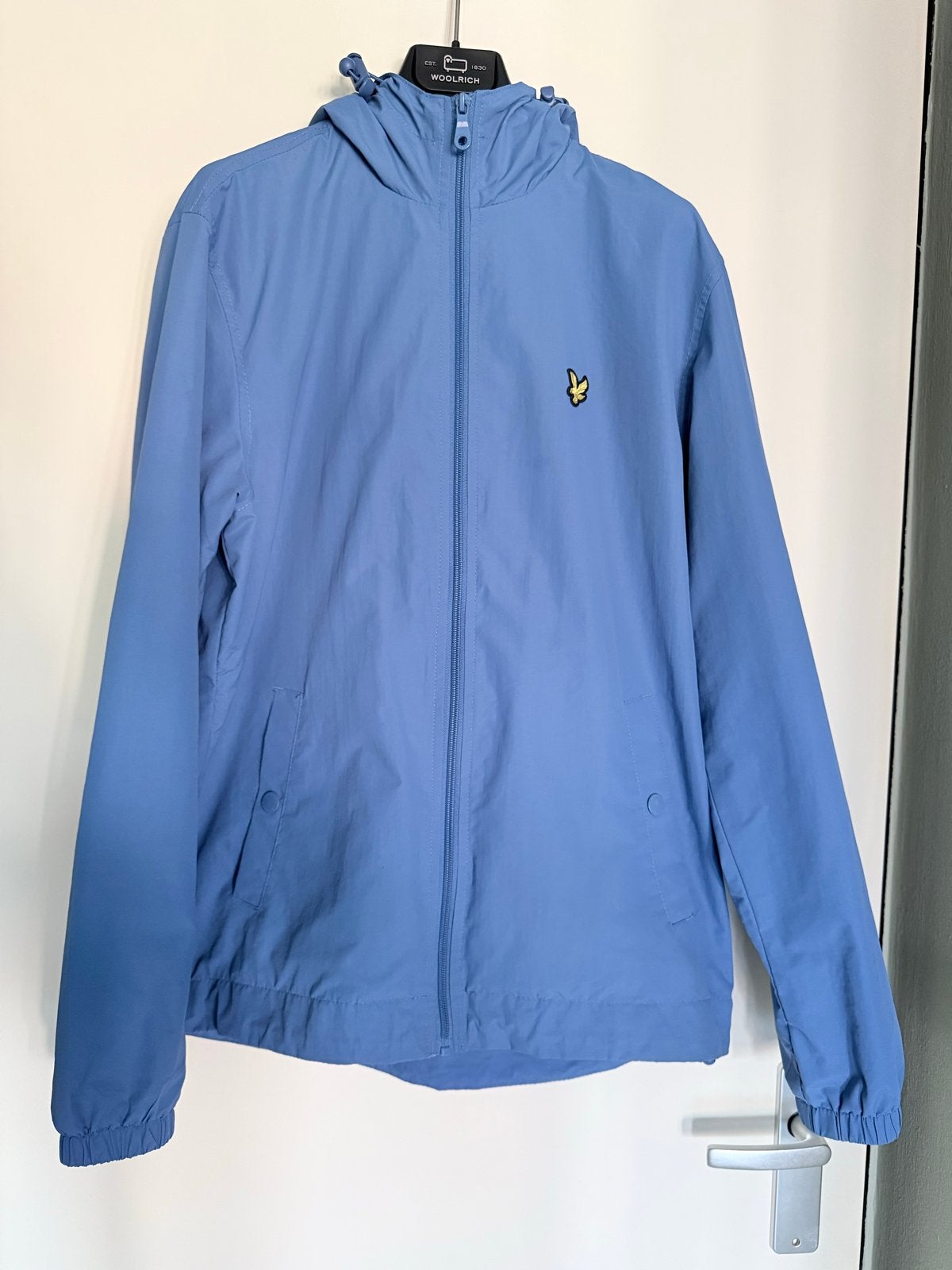 Lyle & Scott lichtblauwe jas - Zo goed als nieuw, Ophalen of Verzenden, Zo goed als nieuw, Maat 46 (S) of kleiner, Blauw