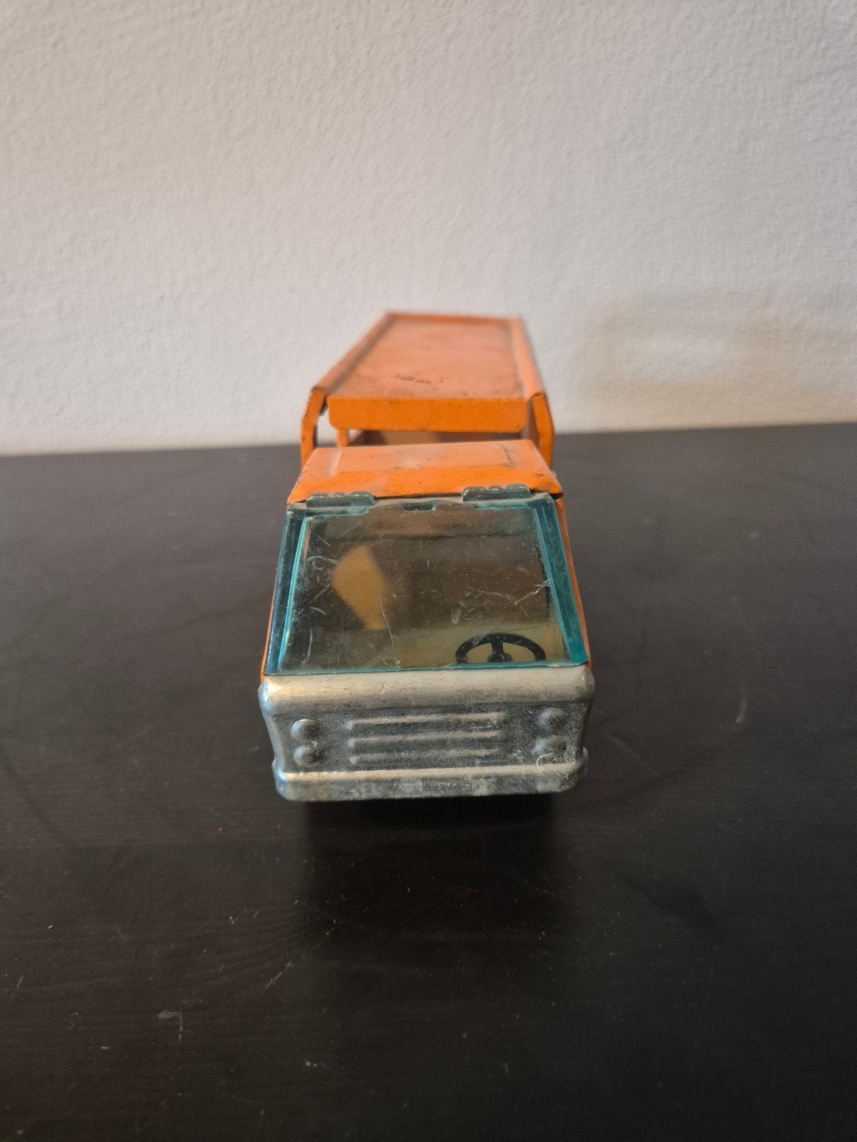 Vintage Clover Toy Koreaanse Oranje Speelgoedvrachtwagen, Ophalen of Verzenden, Gebruikt