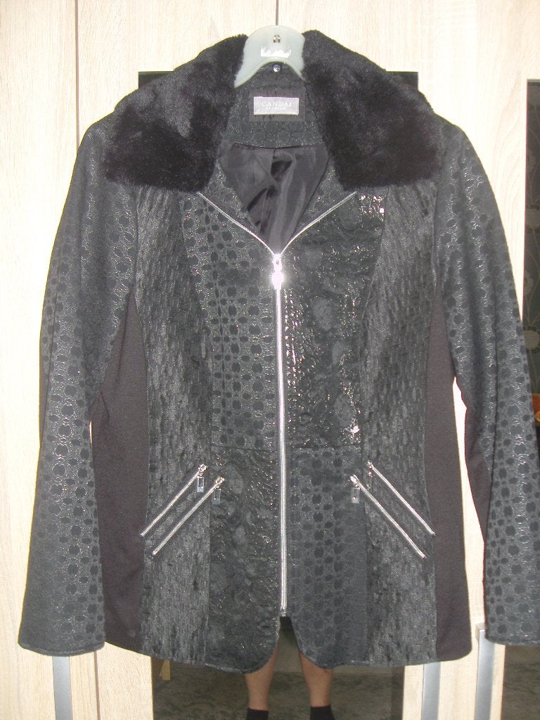 Jasje maat 46, Zwart, Maat 46/48 (XL) of groter, Ophalen of Verzenden, Zo goed als nieuw