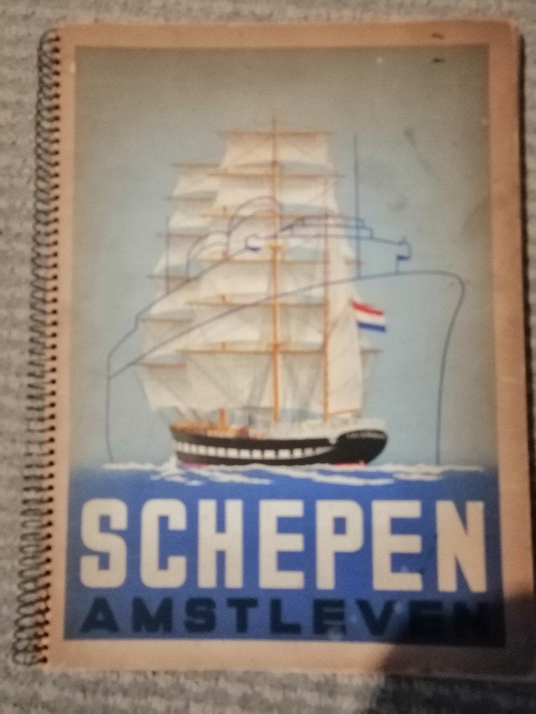Vintage Plaatjesalbum Schepen Amstleven Scheepvaart Album, Ophalen of Verzenden, Gebruikt, Boek of Tijdschrift