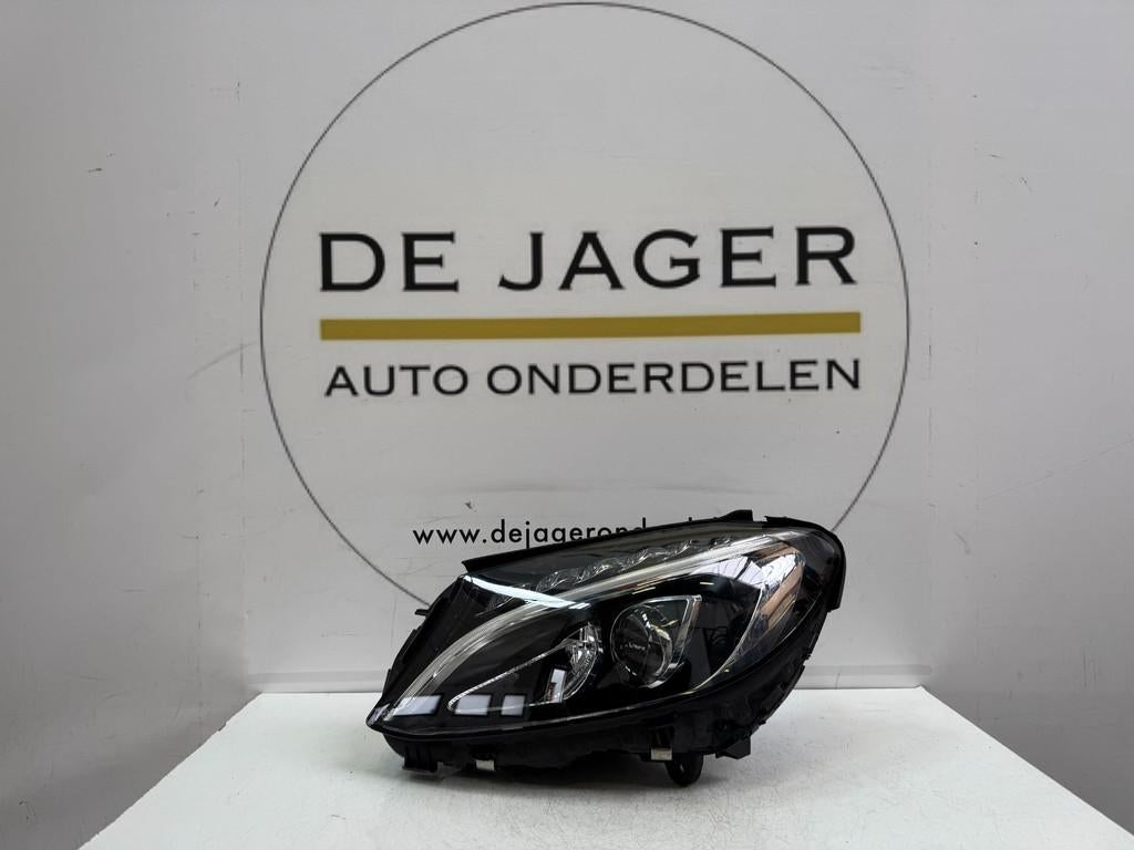 MERCEDES C KLASSE W205 KOPLAMPEN SET A2059063703 A2059062604, Gebruikt, Mercedes-Benz AG, Mercedes-Benz, Ophalen of Verzenden