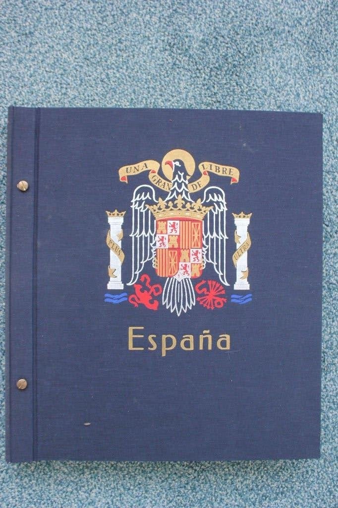 1946-1979 ZEER GOED GEVULD DAVO ALBUM POSTZEGELS SPANJE, Ophalen of Verzenden