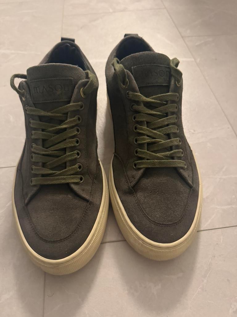Mason Garments sneakers groen maat 44, Kinderen en Baby's, Ophalen of Verzenden, Zo goed als nieuw, Jongen of Meisje, Schoenen