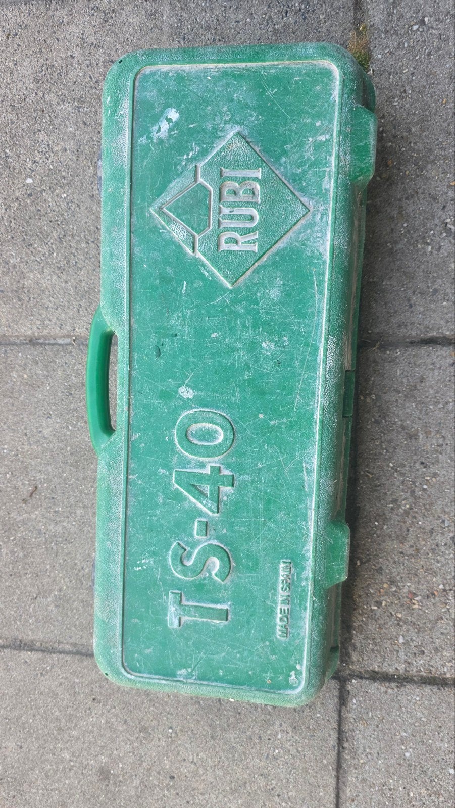 Rubi TS-40 Tegelsnijder in Koffer - Gebruikt, Doe-het-zelf en Verbouw, Gereedschap | Handgereedschap, Ophalen, Gebruikt, Snijgereedschap