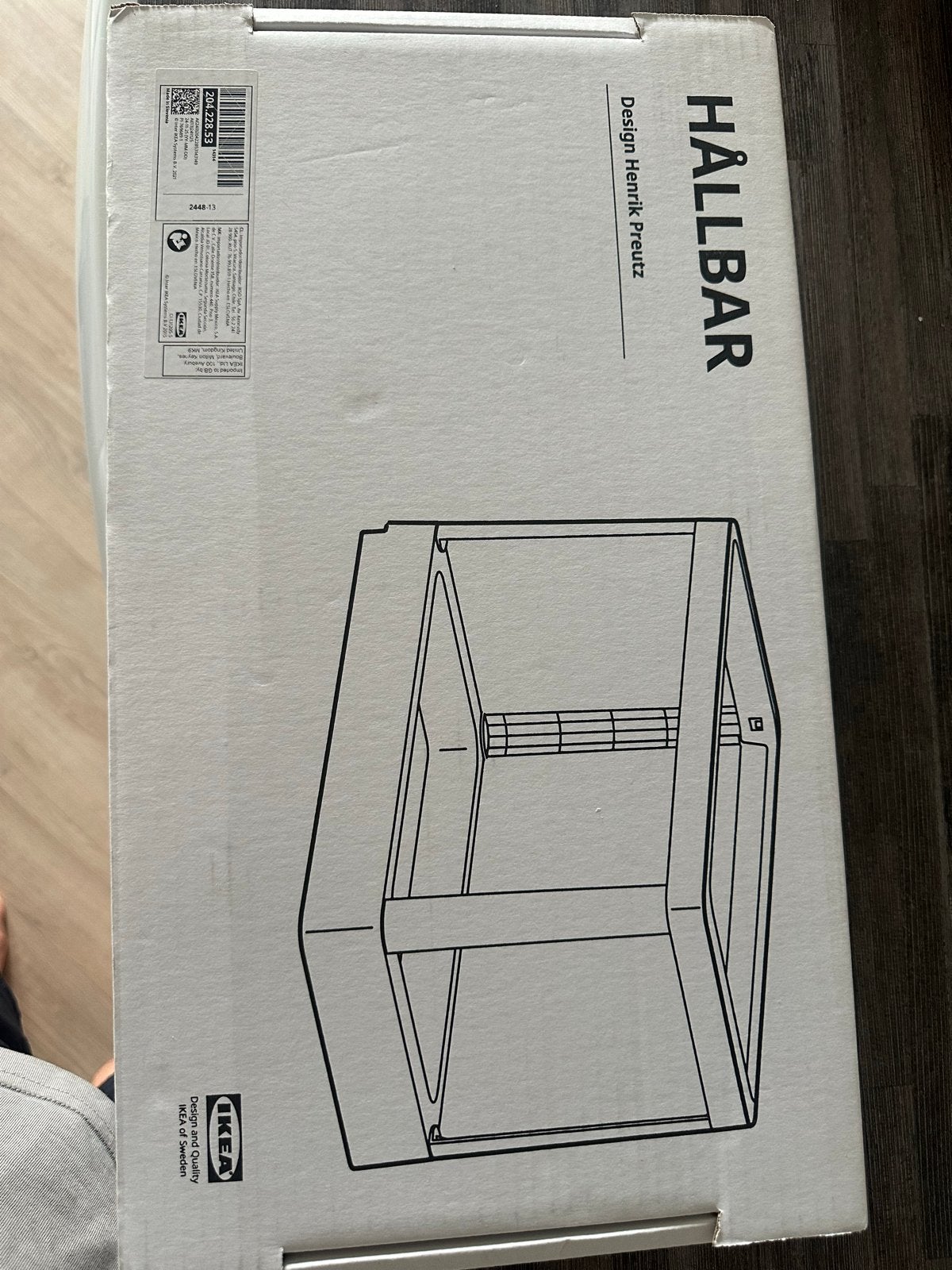 Nieuwe IKEA HÅLLBAR afvalbak met uittrekframe, Ophalen of Verzenden, Nieuw