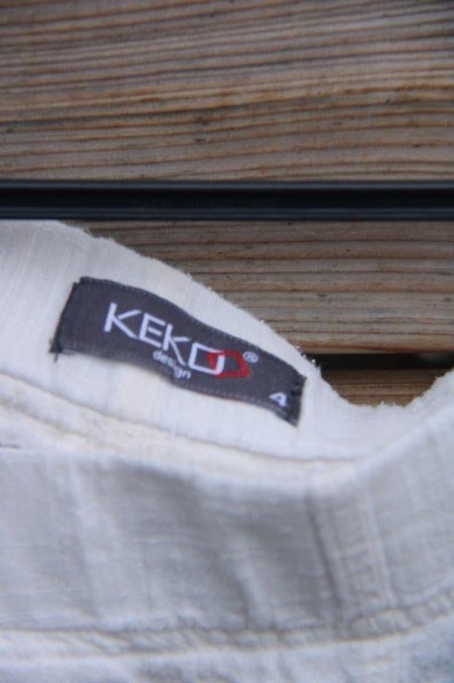 Broek creme/ aqua Kekoo mt 4(52/54) Vaste prijs, Kleding | Dames, Grote Maten, Beige, Ophalen of Verzenden, Zo goed als nieuw