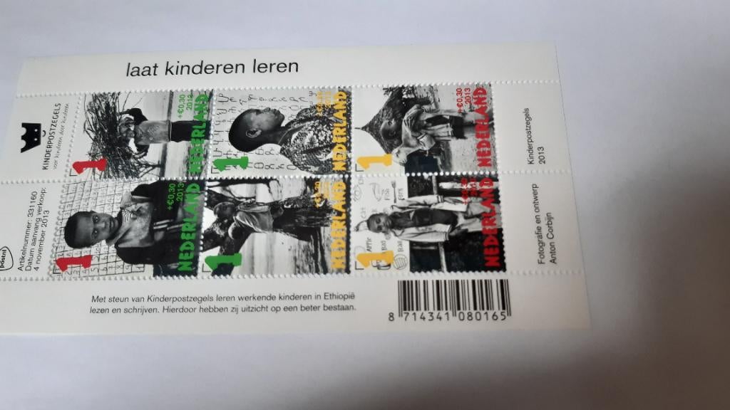 Kinderpostzegelactie 2013, Postzegels en Munten, Postzegels | Nederland, Ophalen of Verzenden, Na 1940, Postfris